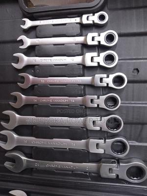 13pcs Flex Head Ratcheting Wrench Set- - main view