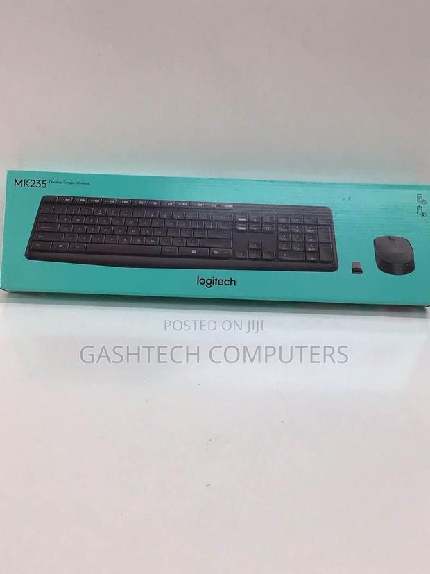 Logitech Wireless Keyboard Mouse Mk235 - thumbnail 2