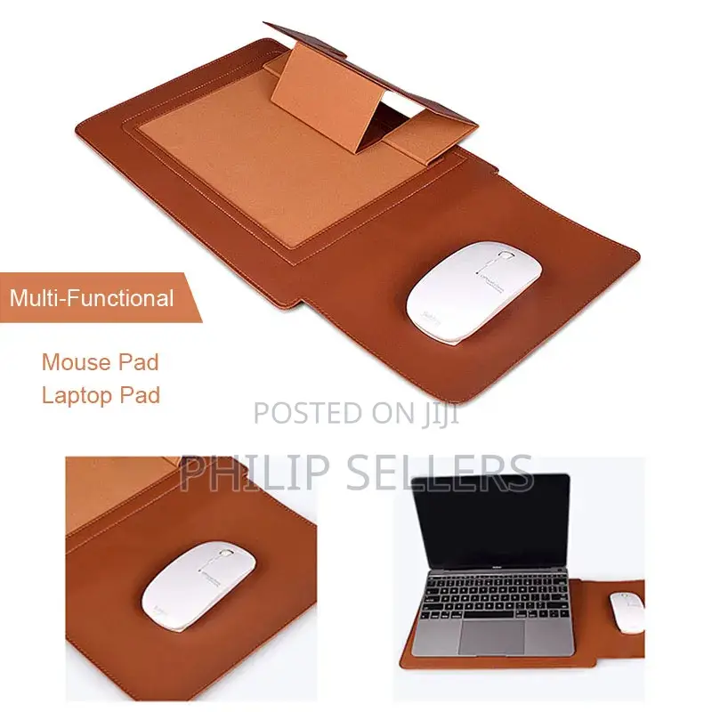 Pu Leather Case Macbook Air Pro Laptop Sleeve Bag Stand