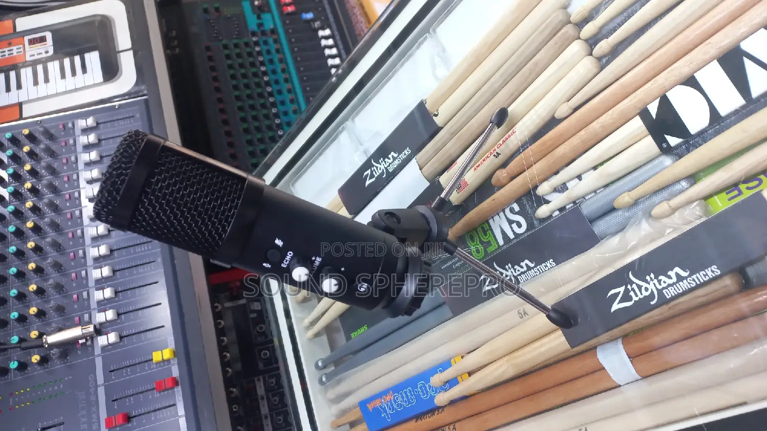 Tomeson BM868 USB Condenser Microphone Plus Tripod Stand