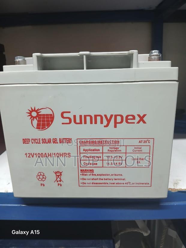 100 Ah 10 HRS Sunnypex Battery - main view