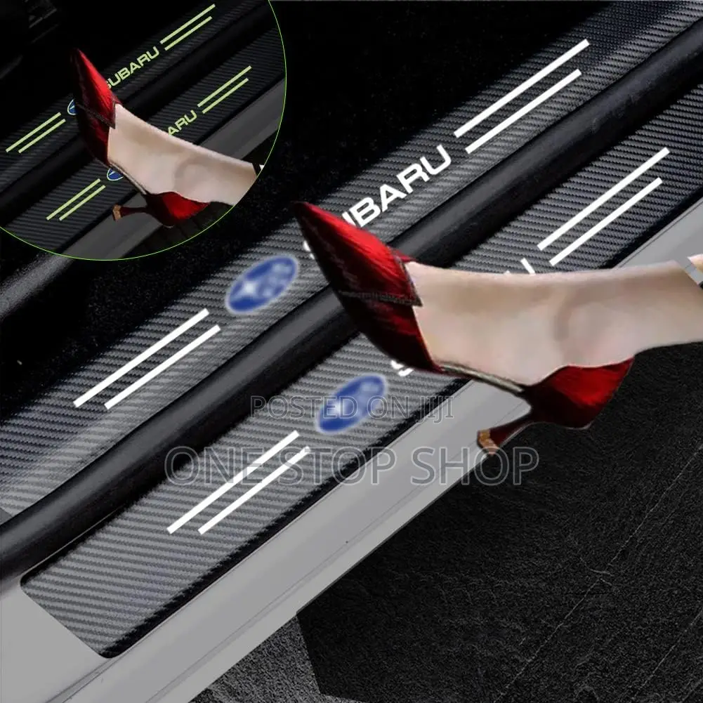 4pc Subaru Car Door Sill Stickers