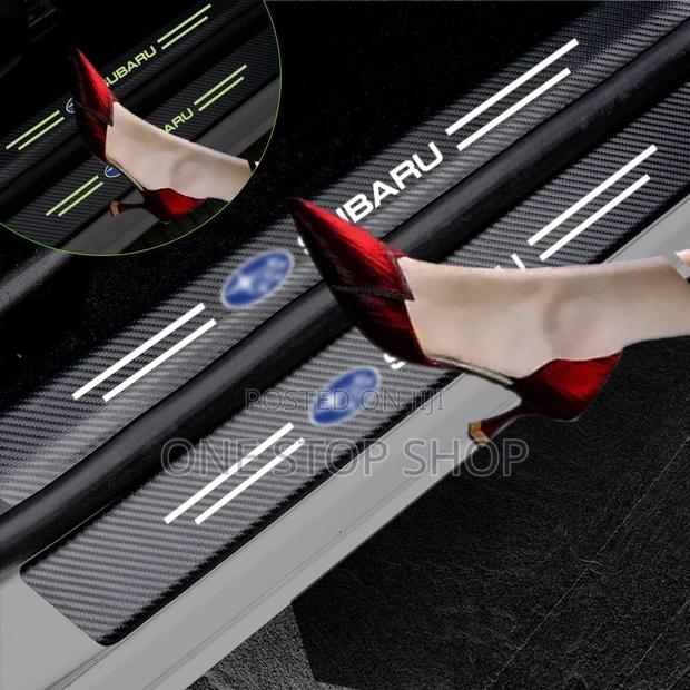 4pc Subaru Car Door Sill Stickers