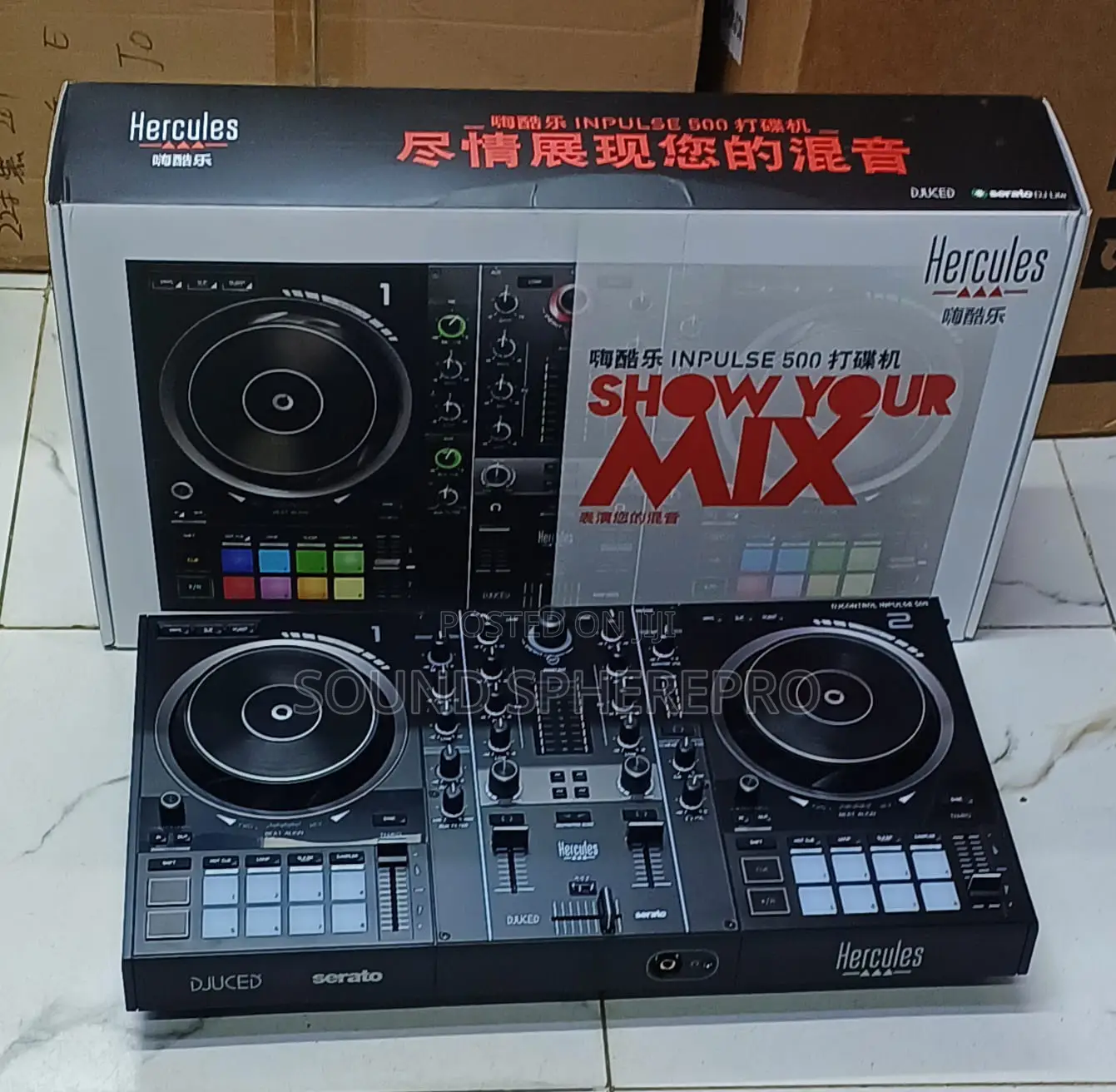 Hercules Impulse 500 2 Deck DJ Controller