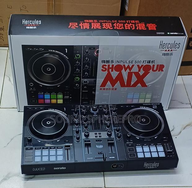 Hercules Impulse 500 2 Deck DJ Controller - main view