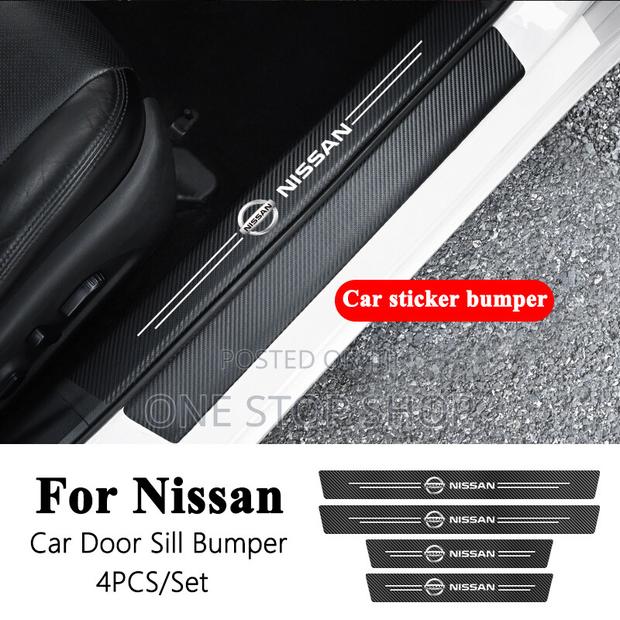 Nissan 4pc Car Anti Scratch Door Sill Stickers