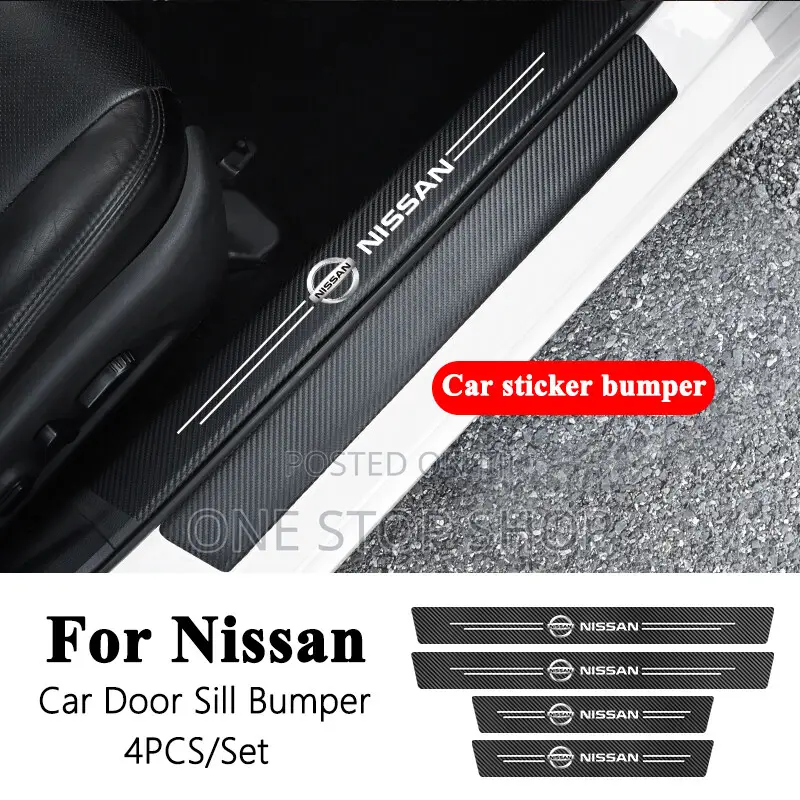 Nissan 4pc Car Anti Scratch Door Sill Stickers