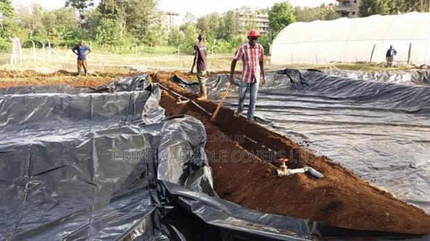Pond Lining Work With Dam Liners - main view
