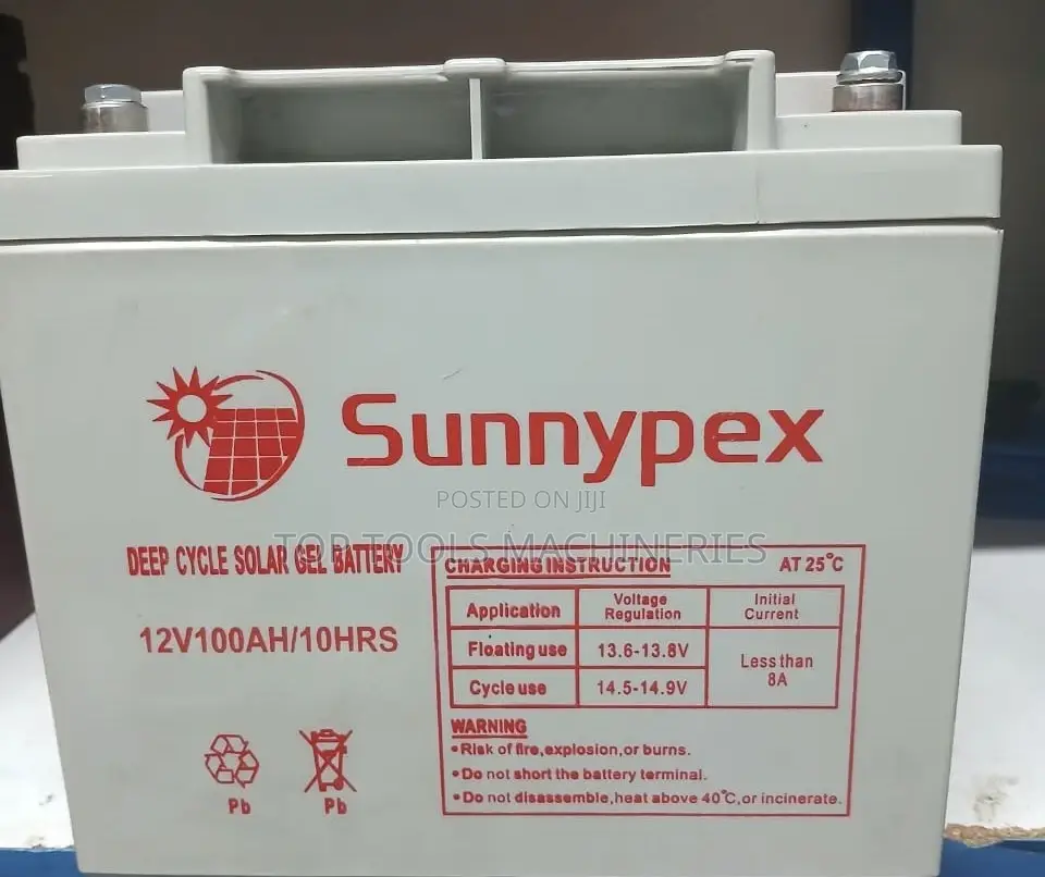 100 Ah 10 HRS Sunnypex Battery