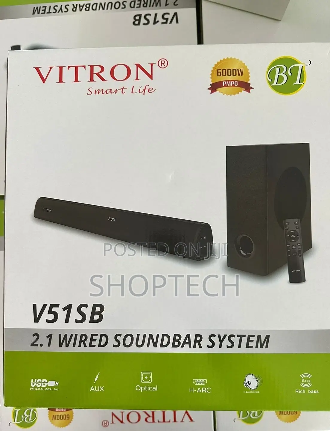 Vitron V51sb 2.1 Wired Sound Bar System