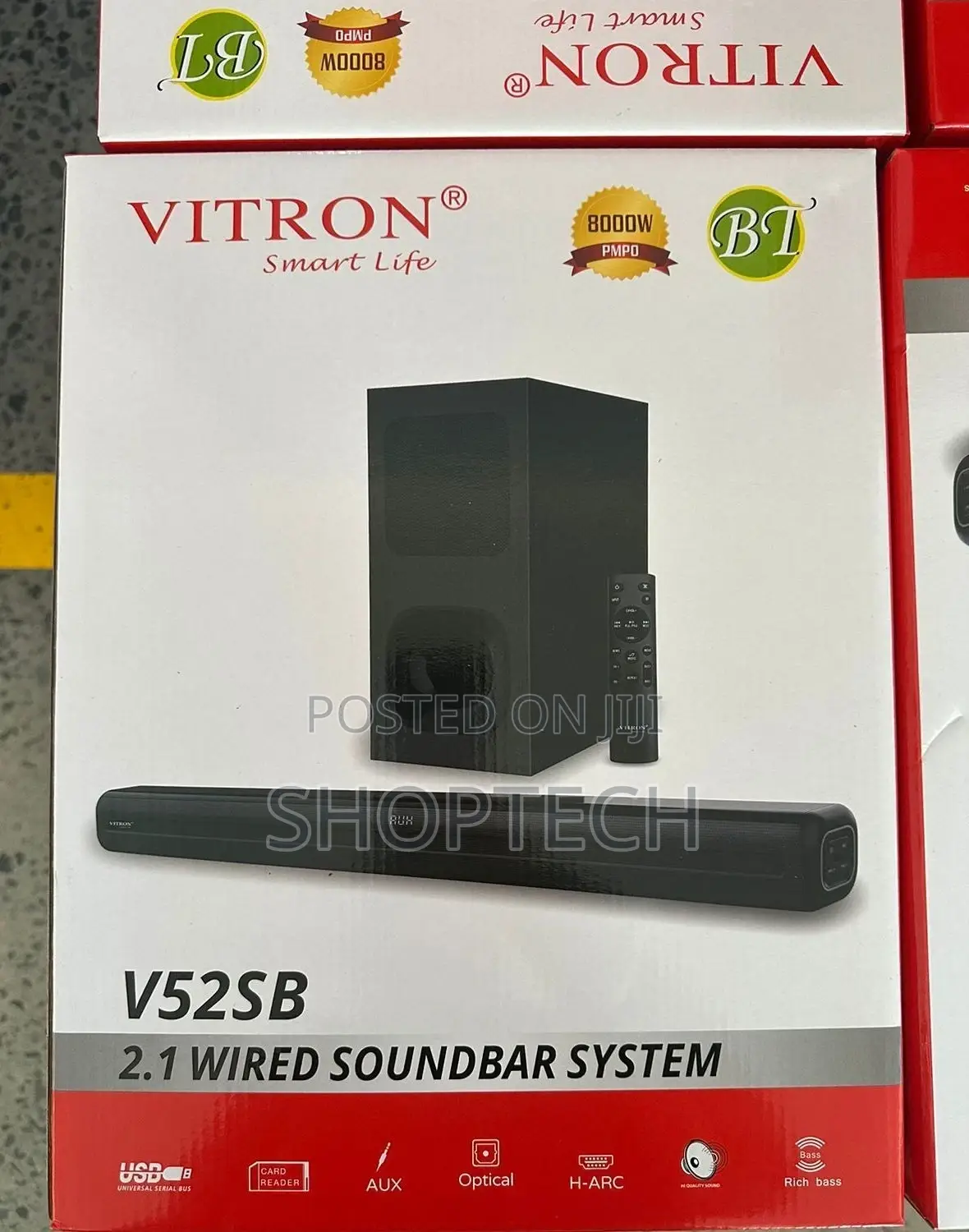 Vitron V52sb 2.1 Wired Sound Bar System