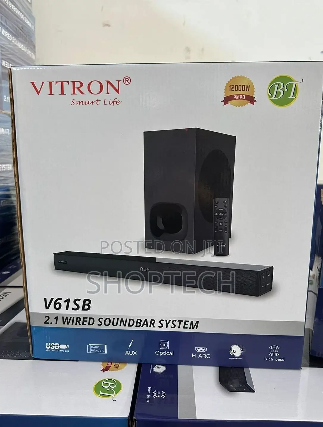 Vitron V61sb 2.1 Wired Sound Bar System
