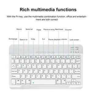 10 Inch Universal Wireless Bluetooth Keyboard