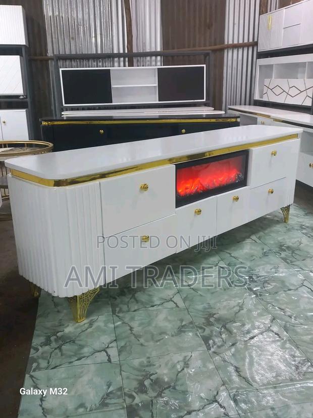 Tv Stand With Fireplace - main view