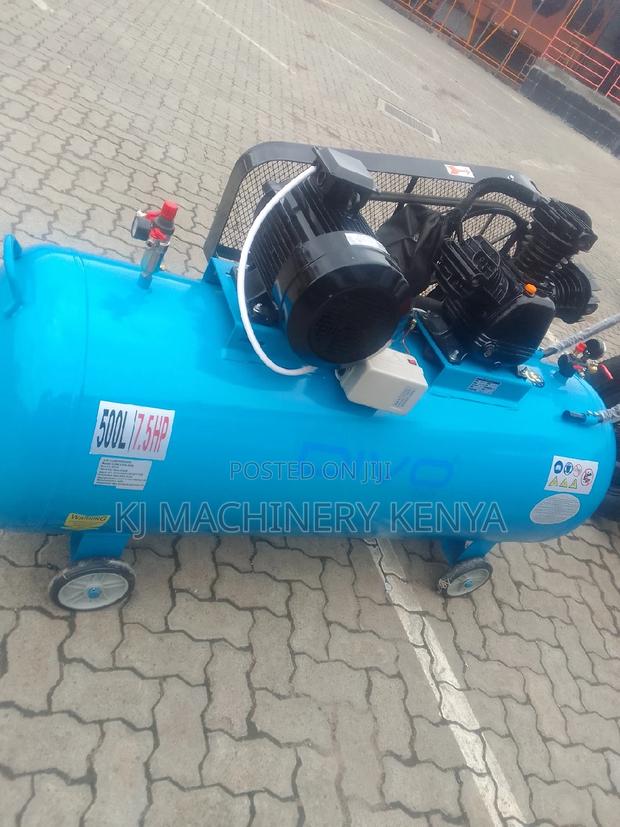 Air Compressor 500l With 7.5hp Electric Motor. - thumbnail 2