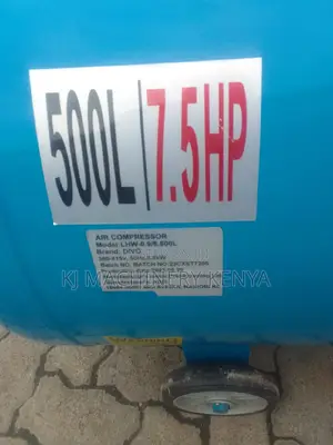Air Compressor 500l With 7.5hp Electric Motor.