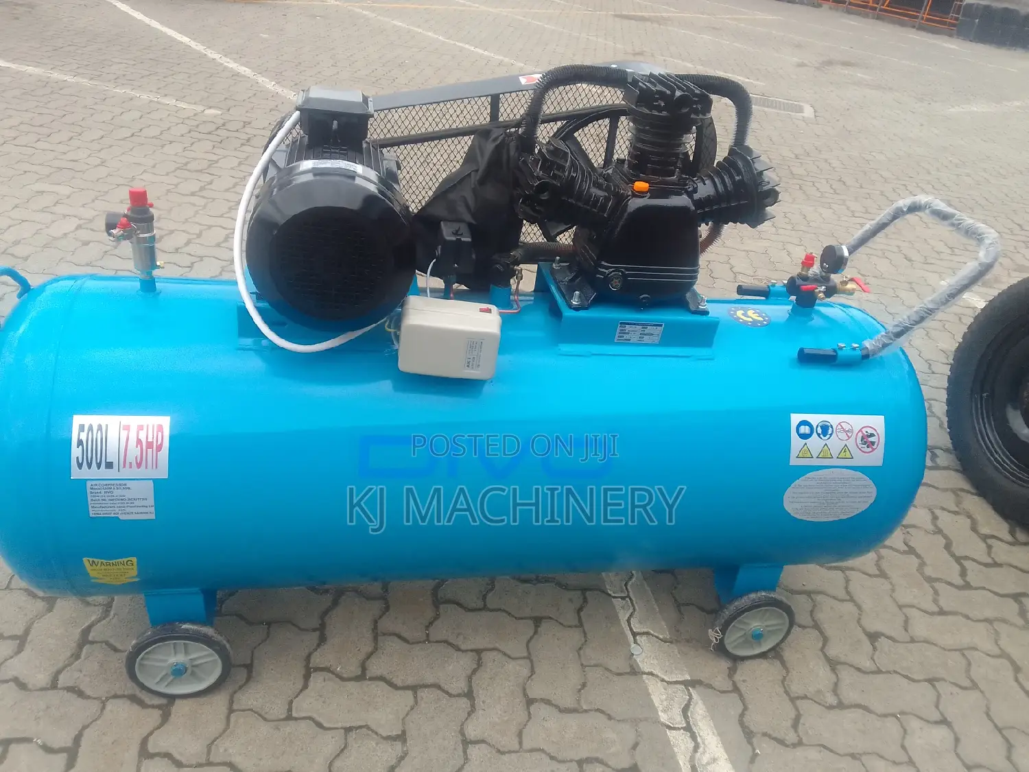 DIVO Brand 500l Compressor Electric Powered 7.5hp