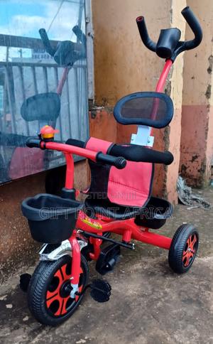 Push Handle Kids Three Wheels Tricycle - thumbnail 2