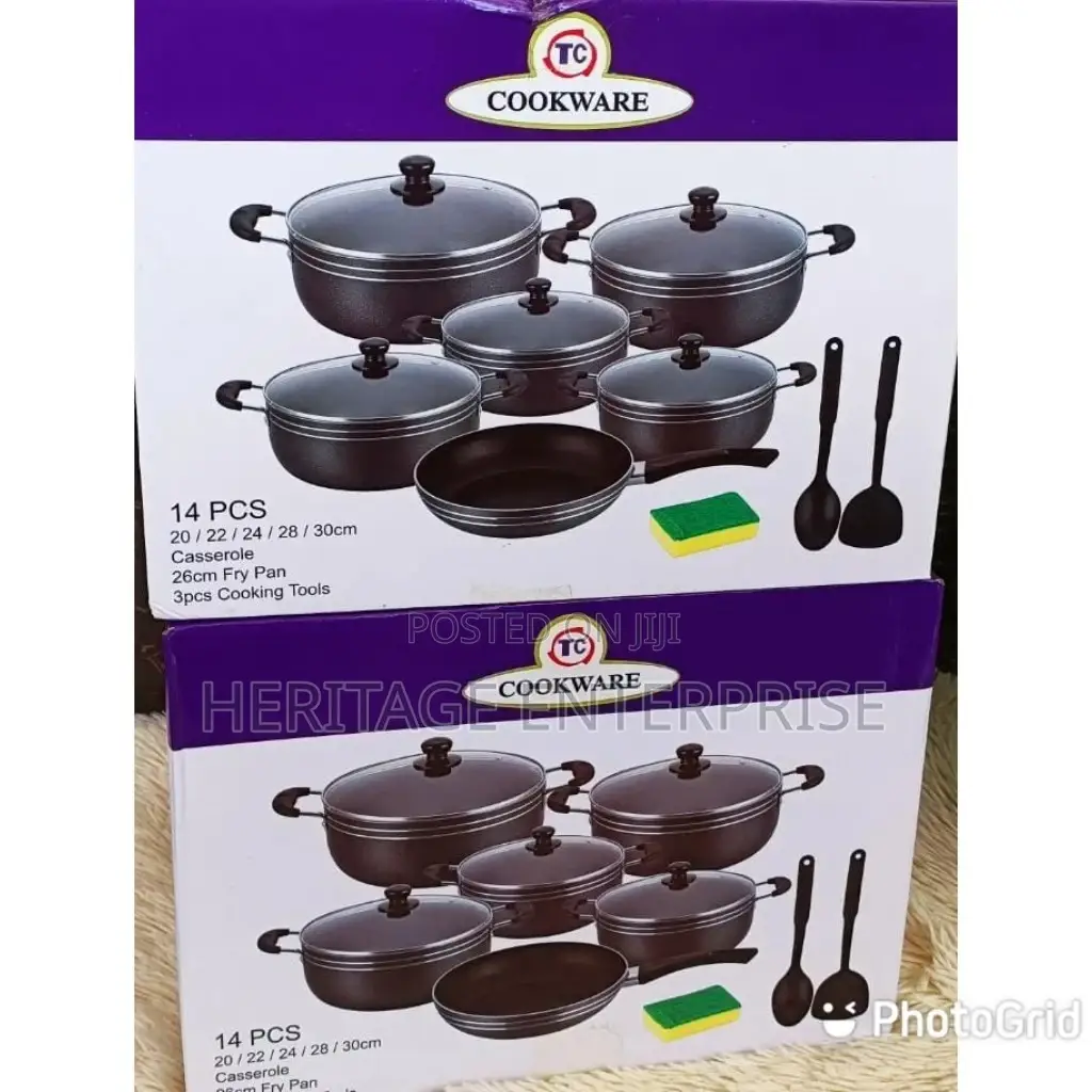 TC Cookware Set 14pcs Heavy Nonstick Cookware Set