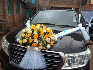 Bride's Car Decor, Bride's Car Flower, Gari Ya Biharusi