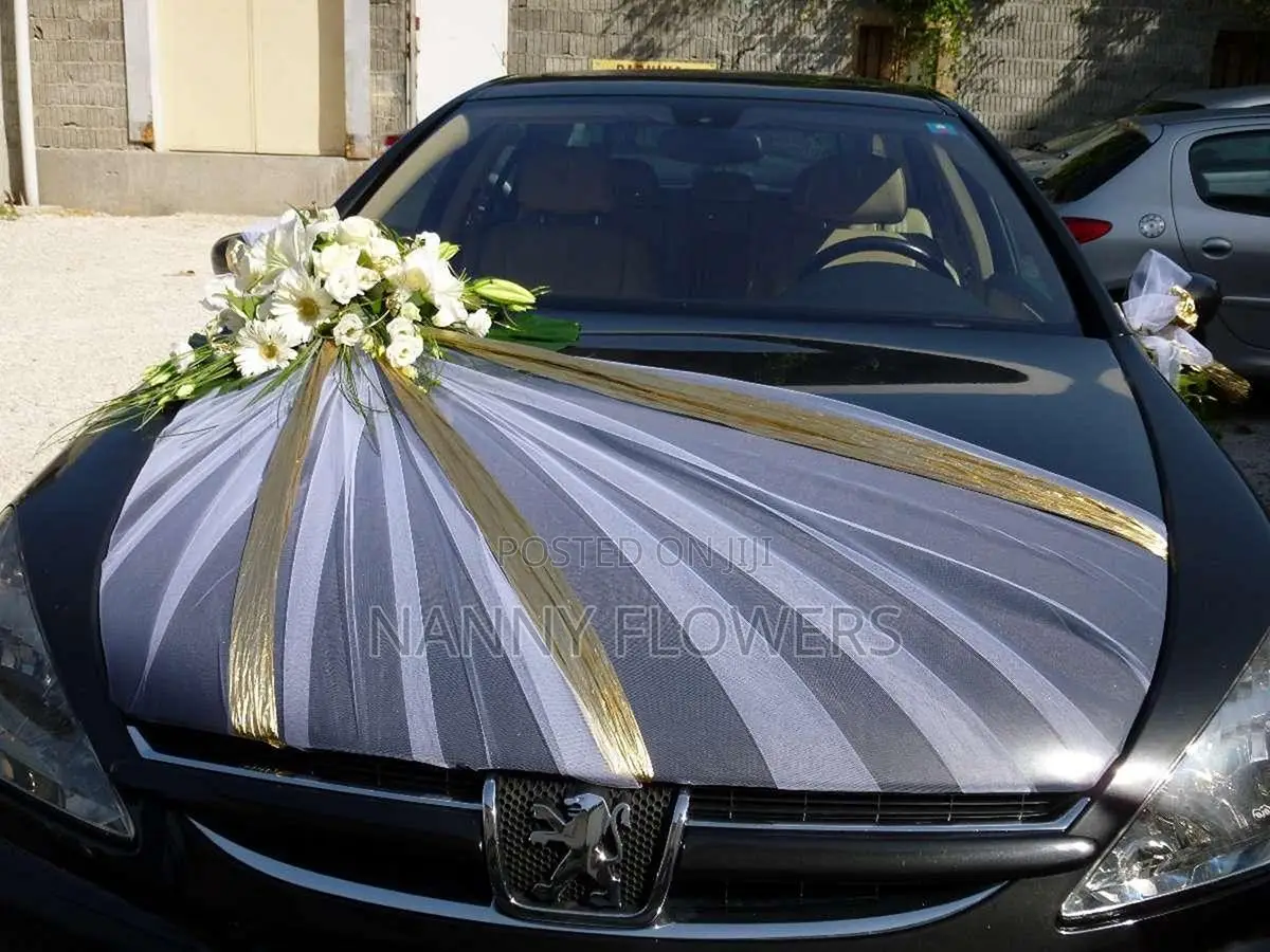Bride's Car Decor, Bride's Car Flower, Gari Ya Biharusi
