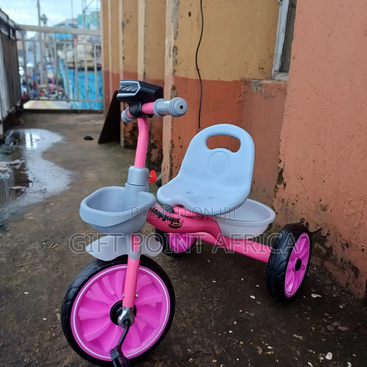 Pink Kids Triacycle With Music