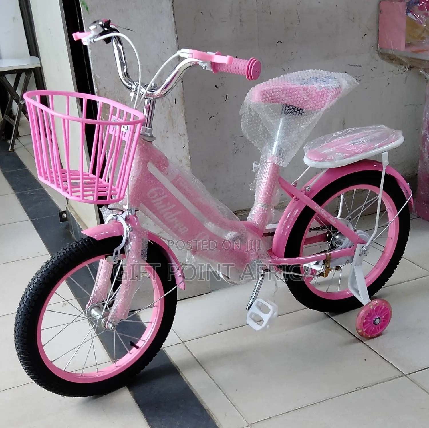 Size 16" Pink Bike for Kids
