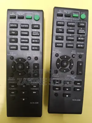 Sony Bravia Home Theater Remote Come With It's Batteries