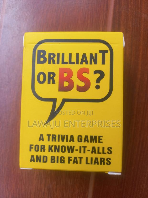 Brilliant or BS Card Game - main view