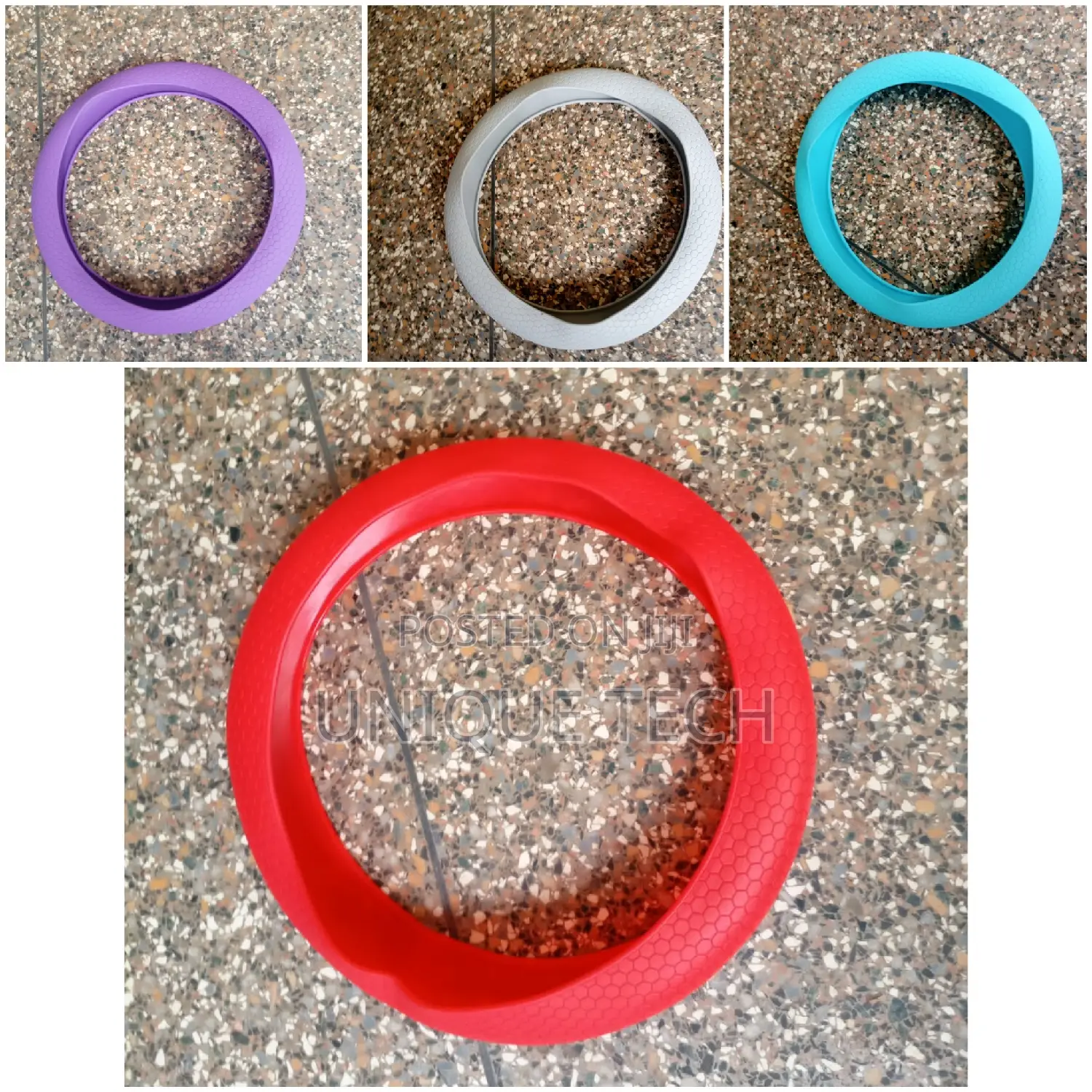 Brand New Silicone Steering Covers Blue, Red, Grey