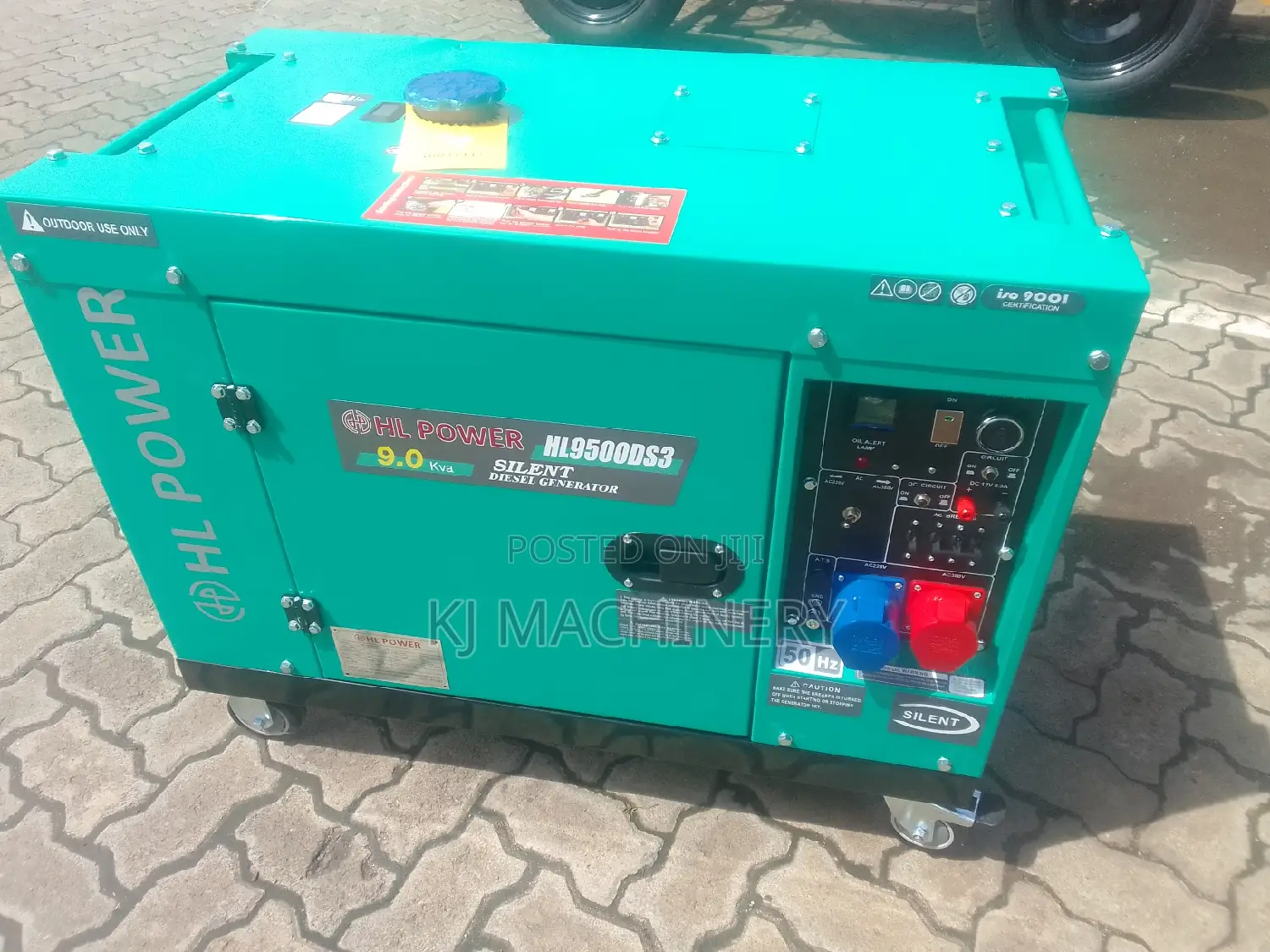 Generator 9.0 KVA DIESEL SILENT With Automatic Transfer