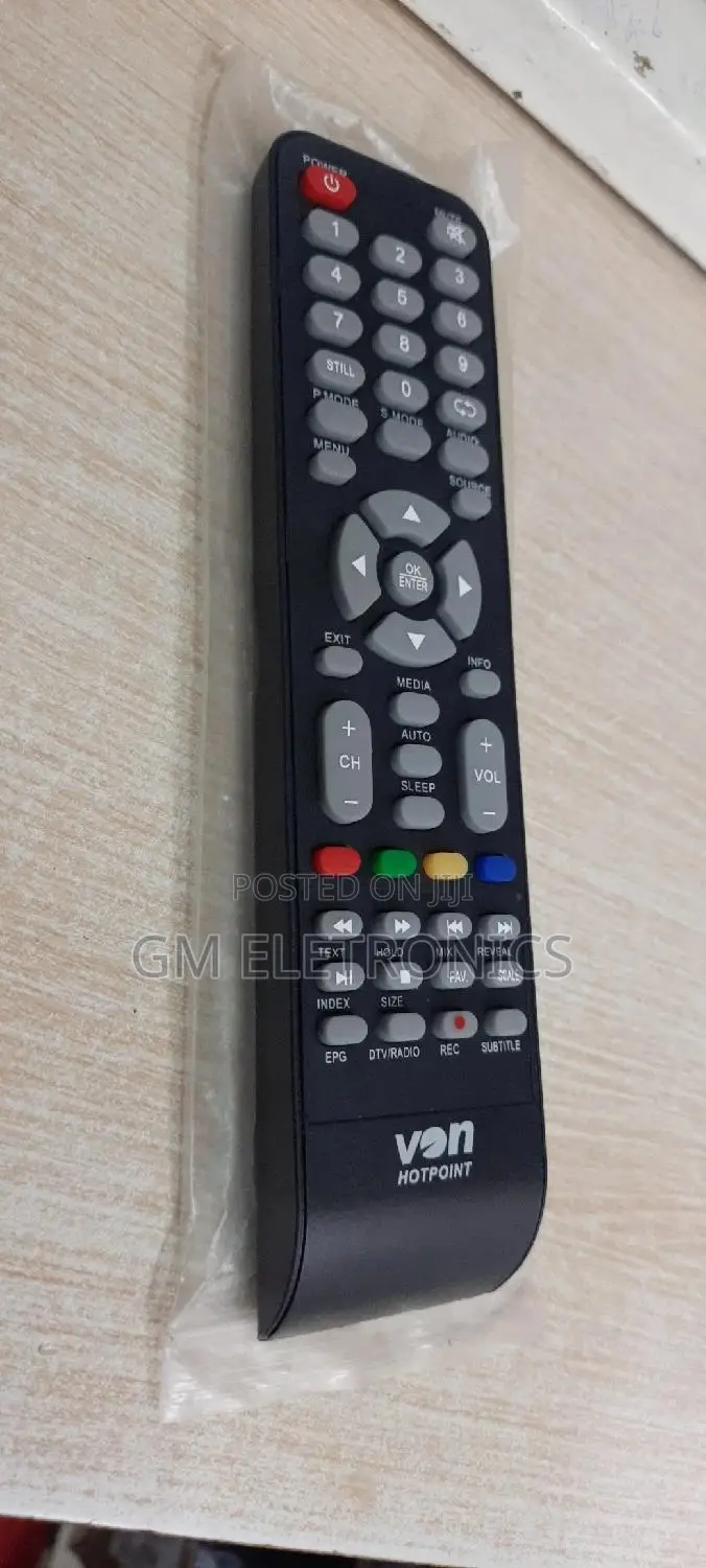 New Replacement Remote for Von Tv.