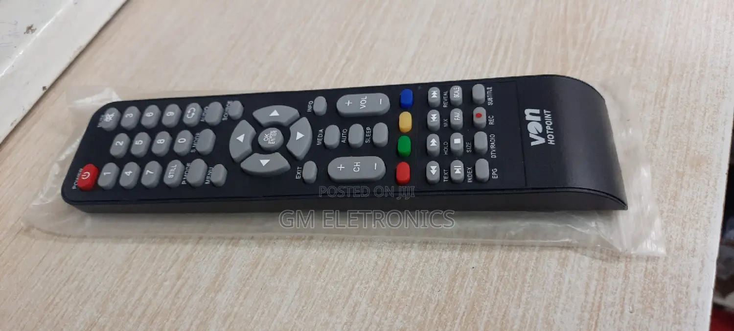 New Replacement Remote for Von Tv.