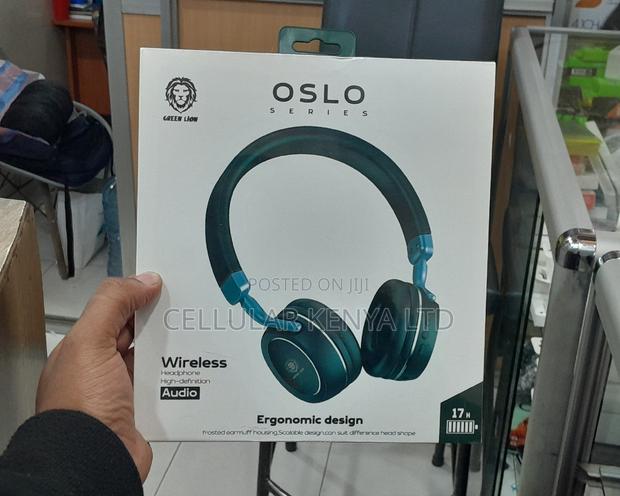 Green Oslo Wireless Headphones