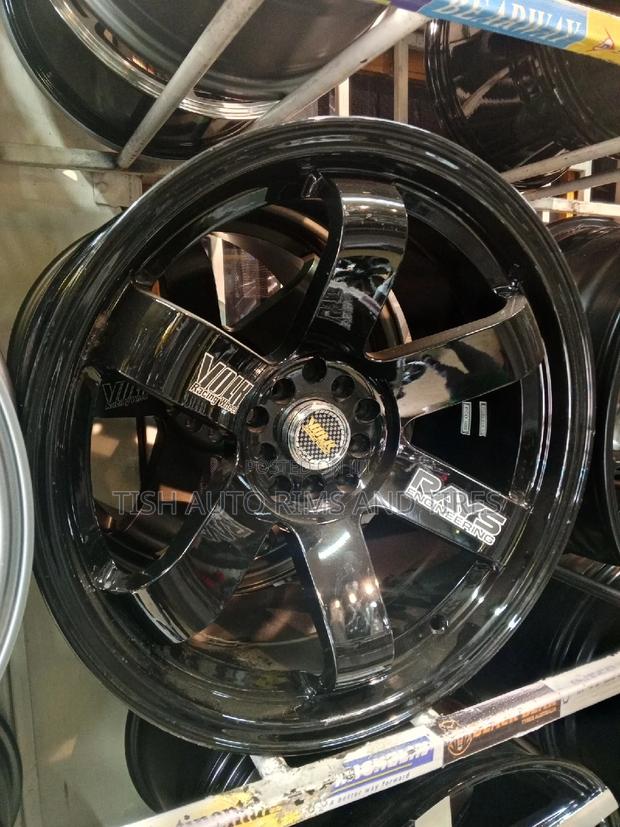 Black Rays 17 Inch Rims for Subaru, Crown, Mazda CX-5, CX-3