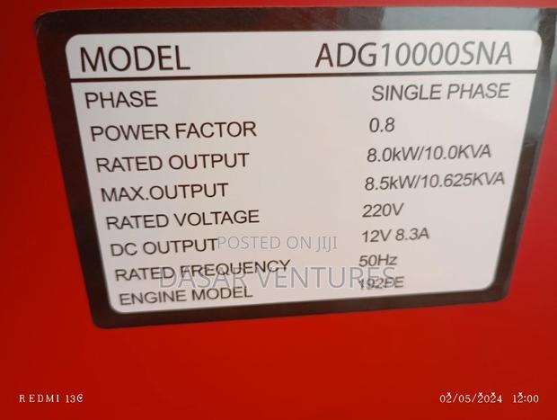 Generator 10kva Aico Japan - thumbnail 3
