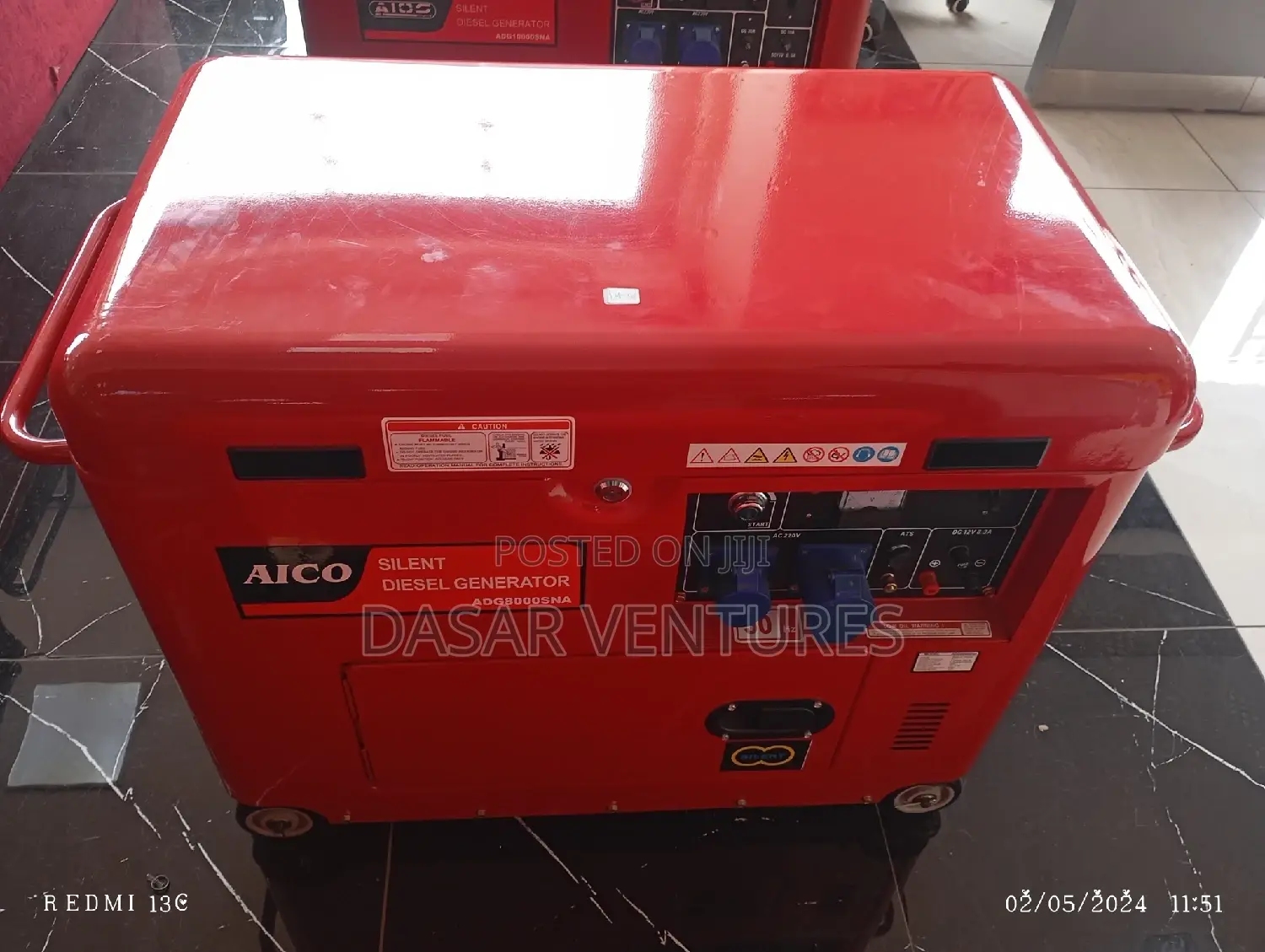 Generator 7kva Aico Japan