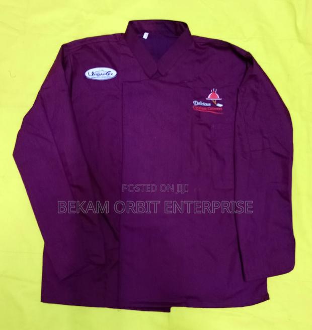 Front Reversible Customized Cotton Chef Jacket - main view