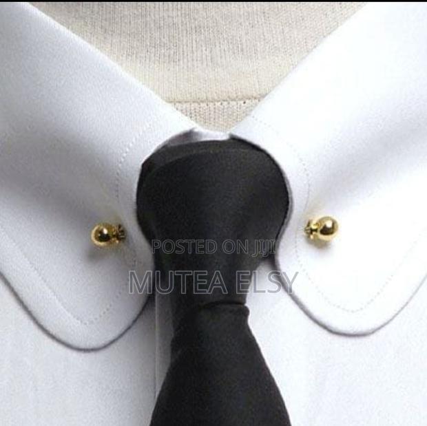 Gold Silver Coral Pins - thumbnail 2