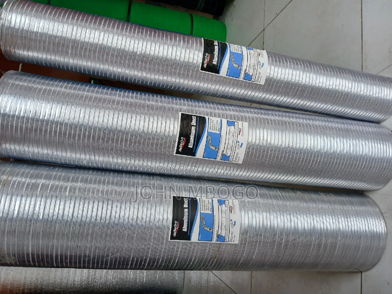 Aluminium Duct 150mm.