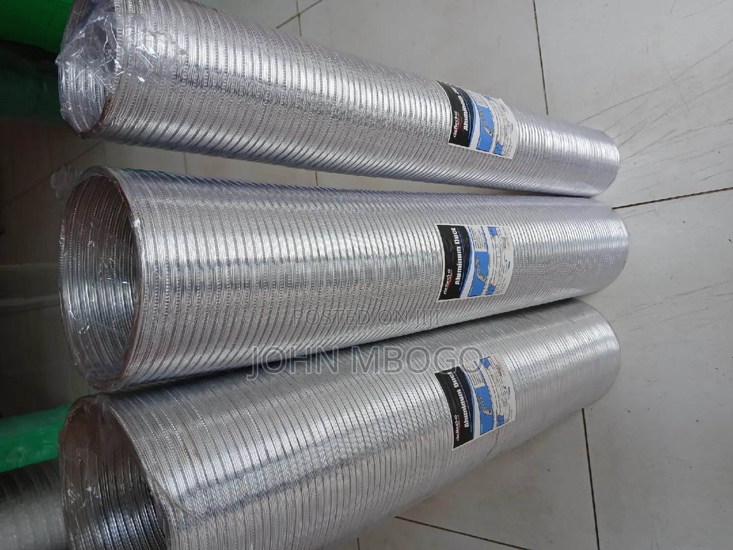 Aluminium Duct- 4m ,150mm