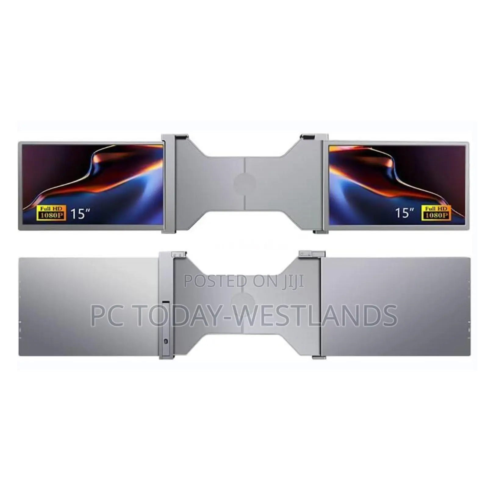 Triple Laptop Screen Extender Portable Monitor IPS Dual 15''