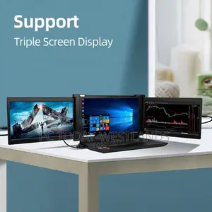 Triple Laptop Screen Extender Portable Monitor IPS Dual 15''