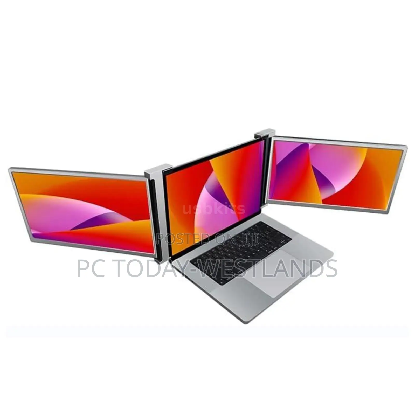 Triple Laptop Screen Extender Portable Monitor IPS Dual 15''