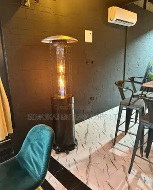 Circular Glass Tube Gas Patio Heater - 1.83m - Medium