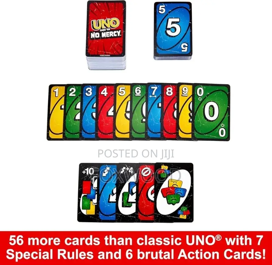 UNO Show 'Em No Mercy - Card Game