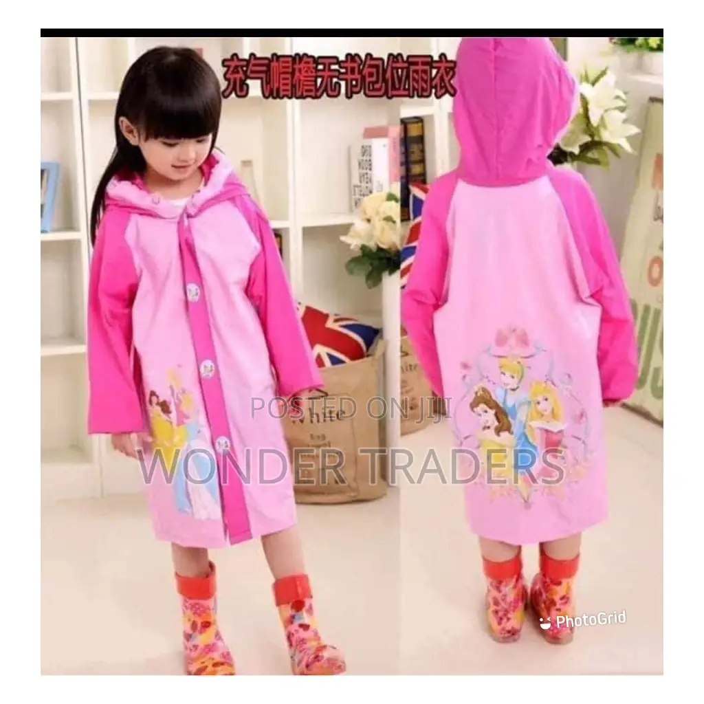 Kids Cartoon Themed Raincoats Available