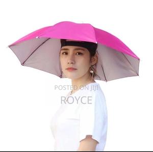 Hands Free Umbrella Hats - thumbnail 2