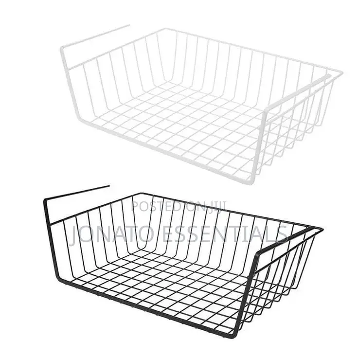 Under Cabinet Shelf Organizer Storage Rack, Storage Hanging Basket