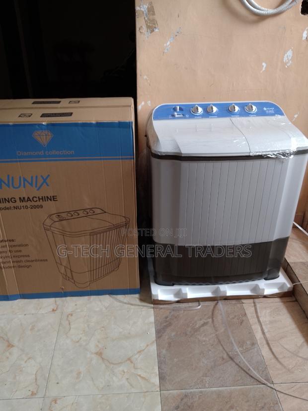 Washer!Nunix 10kg Wash/6kg Spin Twin Tub Washing Machine